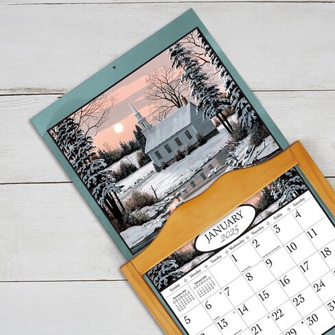 Lang Companies, Country Churches 2026 Wall Calendar by Bill Saunders, 13.4'' X 12'', 12-Month Calendar with Stapled Binding in Saudi Arabia