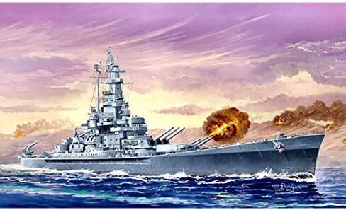 Trumpeter 1/700 USS Massachusetts BB59 Battleship Model Kit in Saudi Arabia