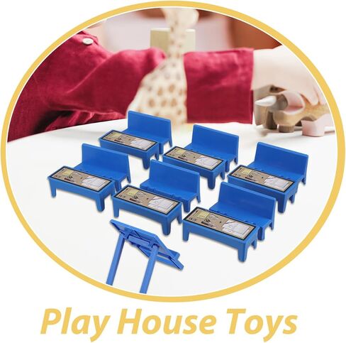 Vosarea 13PCS Frassroom Furniture Mini Steries for boy girl dollhous in Saudi Arabia