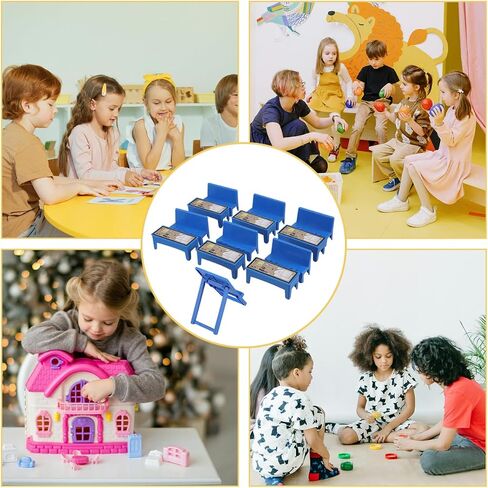 Vosarea 13PCS Frassroom Furniture Mini Steries for boy girl dollhous in Saudi Arabia