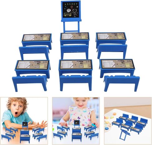 Vosarea 13PCS Frassroom Furniture Mini Steries for boy girl dollhous in Saudi Arabia