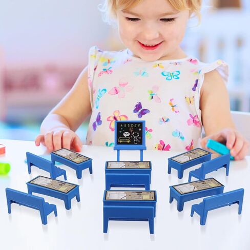 Vosarea 13PCS Frassroom Furniture Mini Steries for boy girl dollhous in Saudi Arabia