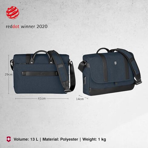 Victorinox Architecture Urban2 Messenger - Melange Blue/Black in Saudi Arabia