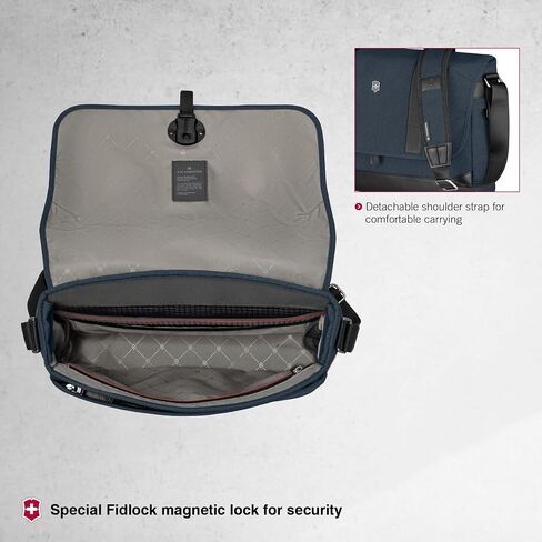 Victorinox Architecture Urban2 Messenger - Melange Blue/Black in Saudi Arabia