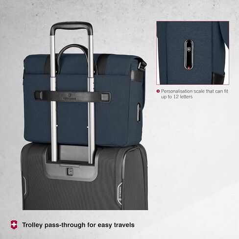 Victorinox Architecture Urban2 Messenger - Melange Blue/Black in Saudi Arabia