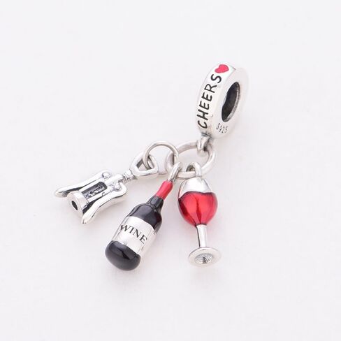 Gold Bee Sparkling Dangle Charm Fit Women Bracelet Necklaces Fashion Gifts 925 Sterling Silver DIY Jewelry in Saudi Arabia