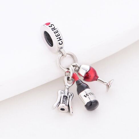 Gold Bee Sparkling Dangle Charm Fit Women Bracelet Necklaces Fashion Gifts 925 Sterling Silver DIY Jewelry in Saudi Arabia