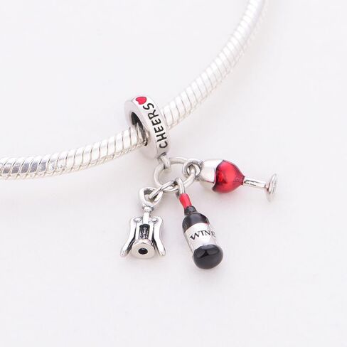 Gold Bee Sparkling Dangle Charm Fit Women Bracelet Necklaces Fashion Gifts 925 Sterling Silver DIY Jewelry in Saudi Arabia