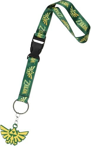 The Legend of Zelda Triforce Wrist Strap Lanyard for Keys and Wallets | Hand and Wrist Lanyard Strap Keychain for Men Women in Saudi Arabia