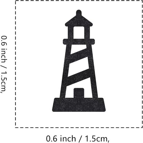 Lighthouse Rubber Stamp, 3/5 Inch Small Mini Stamp for Scrapbooking Card Making Planner in Saudi Arabia