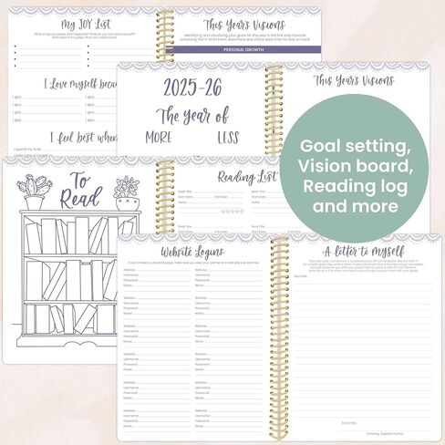Daisy by bloom daily planners 2025-2026 Academic Year Student Planner (July 2025 - July 2026) - Elementary Through Middle School Calendar Agenda Book - 7" x 9" - Cotton Candy Clouds in Saudi Arabia