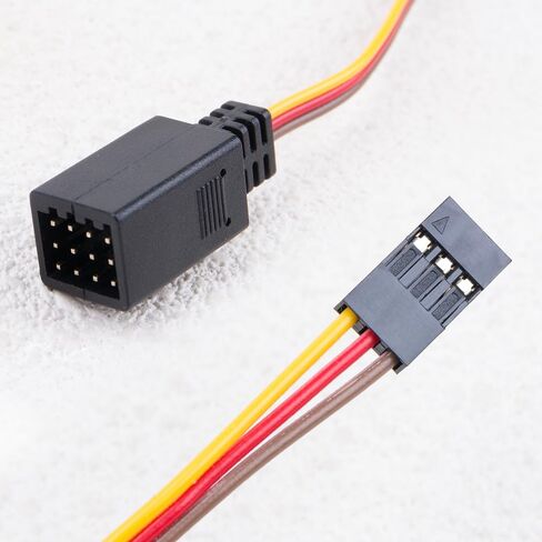 Zorza 2PCS Servo Splitter Cable 1-to-4 Y Harness يؤدي إلى سلك الخائن لطائرات RC Cars Airplanes لمستقبل Servo ESC و Cannel in Kuwait