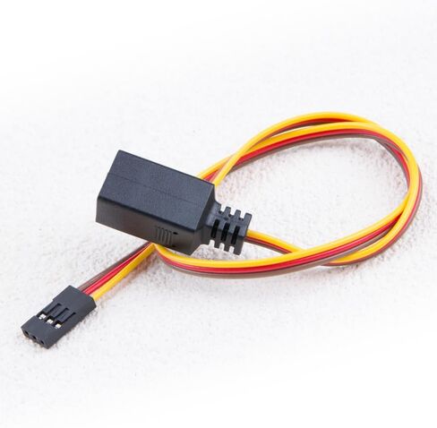 Zorza 2PCS Servo Splitter Cable 1-to-4 Y Harness يؤدي إلى سلك الخائن لطائرات RC Cars Airplanes لمستقبل Servo ESC و Cannel in Kuwait