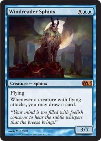Magic the Gathering - Windreader Sphinx - Magic 2014 in Saudi Arabia