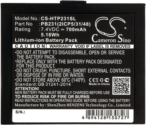 VI VINTRONS Battery for HITI Pringo P231, Pringo P231 Photo Printer, in Saudi Arabia
