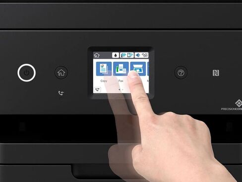 Epson Workforce WF-2860 All-in-One Wireless Color Inkjet Printer, Black - Print Scan Copy Fax - Ethernet NFC Auto 2-Sided Borderless Printing, 14 ppm, 4800 x 1200 dpi, 30-Sheet ADF, Voice Activated in Saudi Arabia
