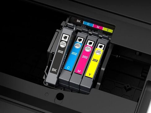 Epson Workforce WF-2860 All-in-One Wireless Color Inkjet Printer, Black - Print Scan Copy Fax - Ethernet NFC Auto 2-Sided Borderless Printing, 14 ppm, 4800 x 1200 dpi, 30-Sheet ADF, Voice Activated in Saudi Arabia