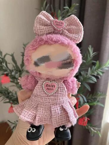 Doll Clothes for 17cm Dolls, Luxury Premium Stylish Adorable Pink Dolls Clothes Accessories （No Doll Included） in Saudi Arabia