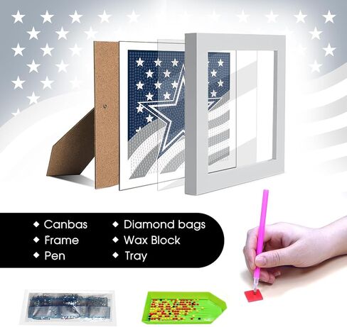 DIY 5D Diamond Painting Kits, Handmade Diamond Painting Kit, Exquisite Decorative Artwork, Perfect for Home and Office Art Creation in Kuwait