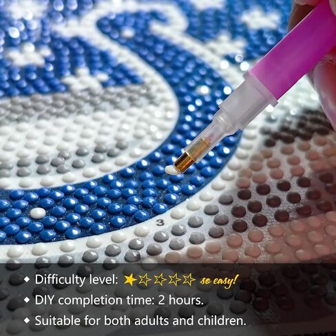 DIY 5D Diamond Painting Kits, Handmade Diamond Painting Kit, Exquisite Decorative Artwork, Perfect for Home and Office Art Creation in Kuwait
