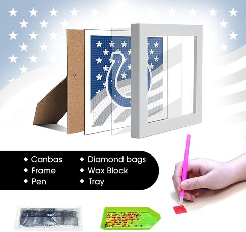DIY 5D Diamond Painting Kits, Handmade Diamond Painting Kit, Exquisite Decorative Artwork, Perfect for Home and Office Art Creation in Kuwait