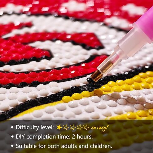 DIY 5D Diamond Painting Kits, Handmade Diamond Painting Kit, Exquisite Decorative Artwork, Perfect for Home and Office Art Creation in Kuwait