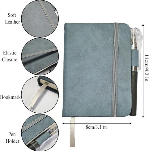 دفتر ملاحظات Hganxiu Pocket صغير ، Mini Notebook للعمل ، 4 أجهزة كمبيوتر صغيرة مفكرة in Saudi Arabia