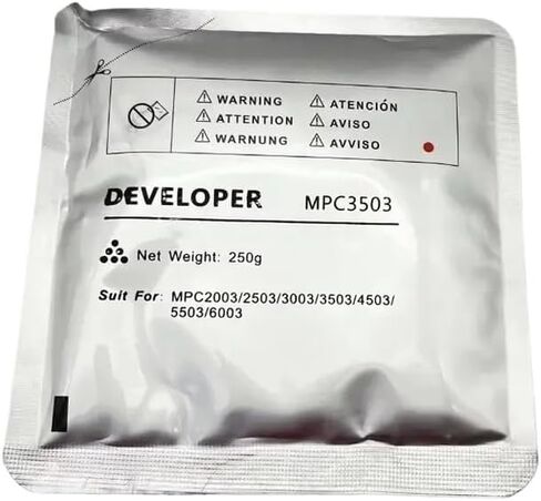 مطور CMYK متوافق لسلسلة MP Series C2003 C2503 C3003 C3503 C4503 C5503 C6003 MPC 2003 2503 3003 3503 4503 5503 2504 250G لكل حقيبة (M) in Saudi Arabia
