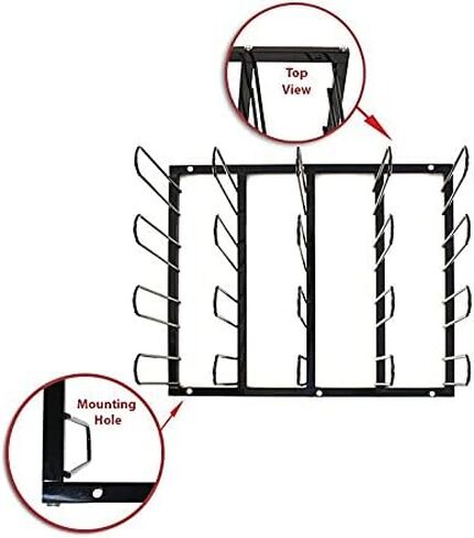 Vinyl Roll Wall Mount Storage Rack -20 Rolls in Saudi Arabia