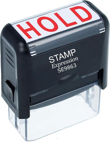 StampExpression - Hold Office Self Inking Rubber Stamp - Red Ink (A-5309) in Saudi Arabia
