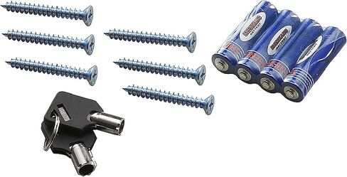 في الجدار آمن - المنزل أو الأعمال الآمنة مع لوحة المفاتيح ومفاتيح التجاوز اليدوي - يحمي النقد والمجوهرات وجوازات السفر والمزيد من الخزانات الباراجون (كريم) in Kuwait