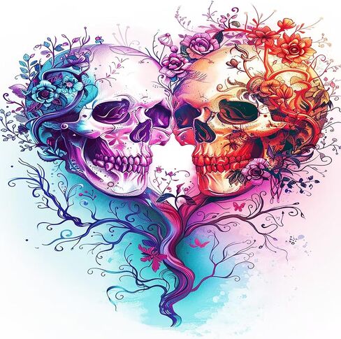 Diamond Art Kits for Adults - Skull 5D Diamond Art Kits Full Drill,Gem Diamond Painting for Adult 12X12 Inch in Saudi Arabia
