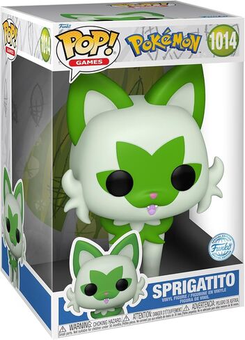 Funko Pop! Jumbo: Pokemon - Sprigatito - Collectible Vinyl Action Figure - Gift Idea - Official Merchandise - Toys for Children and Adults - Video Games Fans - Doll for Collectors in Saudi Arabia