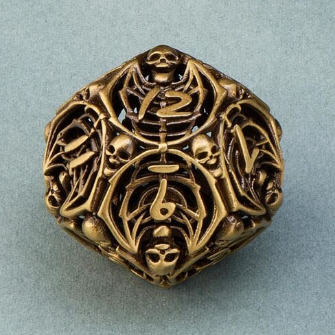 الزهر المعدني الجوفاء المعدني الزنوق الفريد من نوعه و Dragons polyhedral dice تعيين لـ D&D TRPG ، MTG ، Pathfinder ، لوحة الطاولة لفة ألعاب D4 D6 D8 D10 D ٪ D12 D20 (Silver) in Kuwait