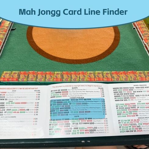 4 PCS Mahjong Line Finder,Mahjong Card Line Guide, Mahjong Line Reader & Mahjong Rules Helpers,Mahjong Accessories and Gifts for Players in Saudi Arabia