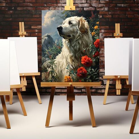 ZUVRDIAI Paint by Number for Adults, Great Pyrenees Watching Over Flock, Adult Crafts Paint by Numbers, DIY Handmade Gifts 16x20 Inch in Saudi Arabia