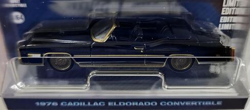 Greenlight 63070-F California Lowriders Series 6-1976 Caddy Eldorado Convertible-Black & Gold 1:64 Scale in Saudi Arabia