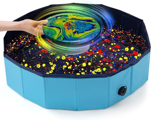 Silipull Acrylic Paint Pouring Splash Guard Pour Painting Supplies Fluid Art Tools for DIY Art Crafts Projects 31.5 x 7.87 Inch in Saudi Arabia