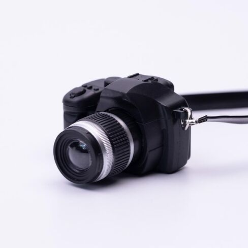1pc Black 1: 4 Scale Mini Camera Prop Ornament Model Camera Camera ، Proper Camera Prop ، Miniature Camera ، Prop Camera ، Miniature Digital Camera Mini Decoration Accessories ， Dollhouse Accessories (WFA1141) in Saudi Arabia