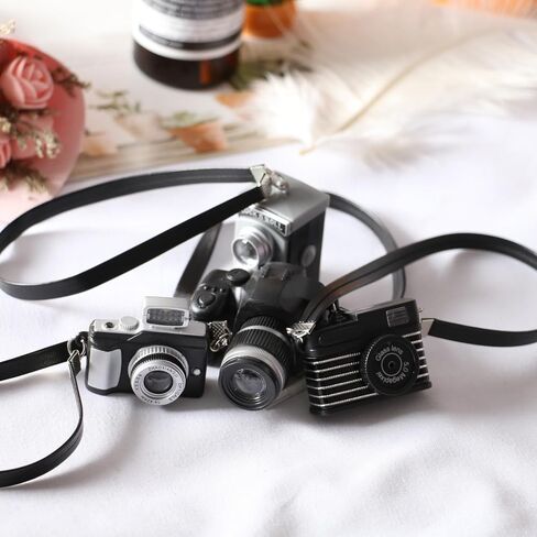 1pc Black 1: 4 Scale Mini Camera Prop Ornament Model Camera Camera ، Proper Camera Prop ، Miniature Camera ، Prop Camera ، Miniature Digital Camera Mini Decoration Accessories ， Dollhouse Accessories (WFA1141) in Saudi Arabia