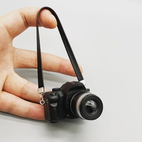 1pc Black 1: 4 Scale Mini Camera Prop Ornament Model Camera Camera ، Proper Camera Prop ، Miniature Camera ، Prop Camera ، Miniature Digital Camera Mini Decoration Accessories ， Dollhouse Accessories (WFA1141) in Saudi Arabia