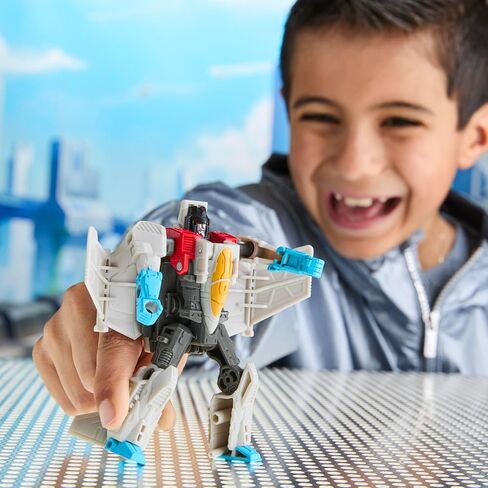Transformers Cyberworld Starscream Changers Cyber ​​Changers بحجم 4 بوصات ، تغيير سريع إلى وضع النفاث ، ألعاب الروبوت للبنين والبنات 6 وما فوق in Saudi Arabia