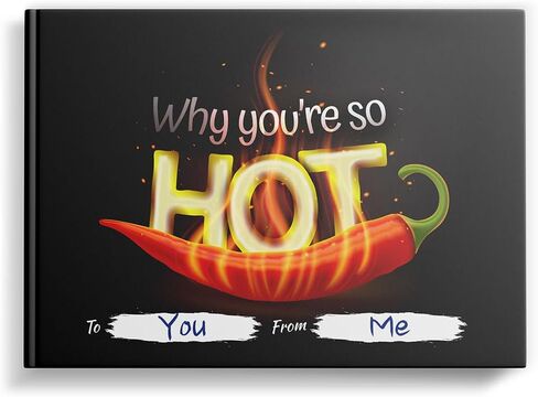 SoulScripted Books Why You're So Hot | Gift Journal for Couples, Boyfriends, Girlfriends | Couples Anniversaries, Birthday, Valentines Day in Saudi Arabia