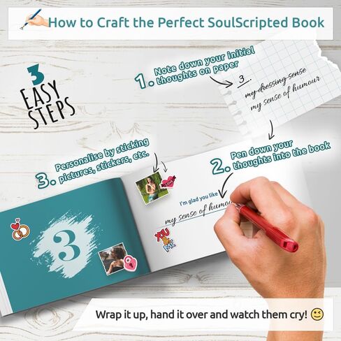 SoulScripted Books Why You're So Hot | Gift Journal for Couples, Boyfriends, Girlfriends | Couples Anniversaries, Birthday, Valentines Day in Saudi Arabia