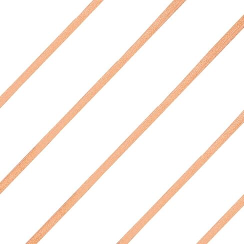 Gorgecraft 5mx3mm جلد البقر الشريط جلد حزام 3 مم بيرو بيرو مسطحة الحبل شرائح جلدية حقيقية سلسلة الحبل لفة لفة للأساور قلادة المجوهر in Saudi Arabia
