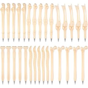 30pcs قلم الهالوين في هالوين ، أقلام عظم الجدة ، قلم حبر الهيكل العظمي لفنان دكتور ممرضة مدرسة هالوين تجمع in Kuwait