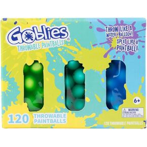 Goblies Throwable Paintballs -Pack of 3 (120 Count, Green/Teal/Blue) in Kuwait