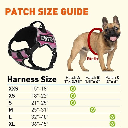 Dogline Quest No-Pull Dog Sharness مع تبنيني بقع قابلة للإزالة قابلة للإزالة عاكسة ناعمة ناعمة مريحة الكلب مع إطلاق سريع الأبواب المزدوجة الأجهزة السوداء والتعامل مع 21 إلى 25 بوصة camo in Kuwait