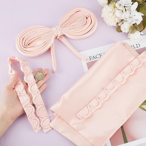 BENECREAT Wedding Dress Corset Back Kit, Rose Zipper Replacement, Adjustable DIY Craft Corset Back Dress Accessories for Prom Dress Strap in Saudi Arabia