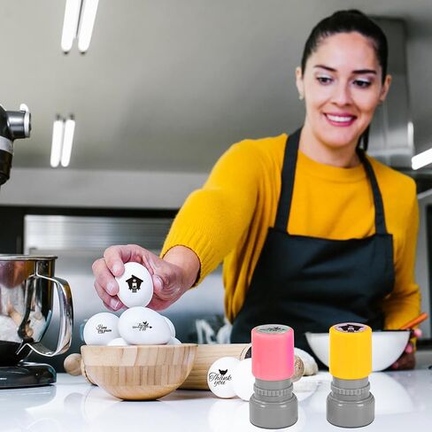 AHANDMaker 5 أنماط طوابع مطاطية بلاستيكية ، زخارف مزرعة وطوابع رسم DIY ، تصميمات فريدة من نوعها مثالية لطلاء البيض DIY و Art Craft in Saudi Arabia